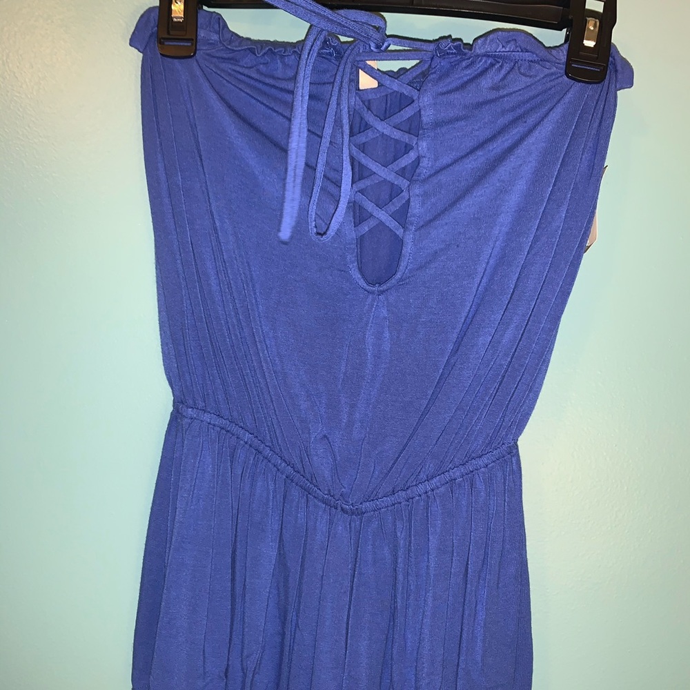 Royal Blue Sleeveless Romper